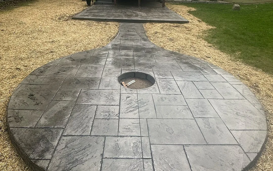 Finished patio by OAX Construction
