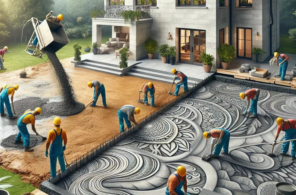 The Art of Stamped Concrete: Transforming Spaces with OAX Construction
